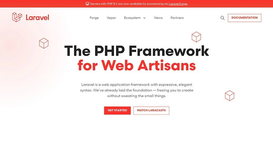 Laravel - Site Officiel