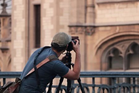 photographe amateur trepied
