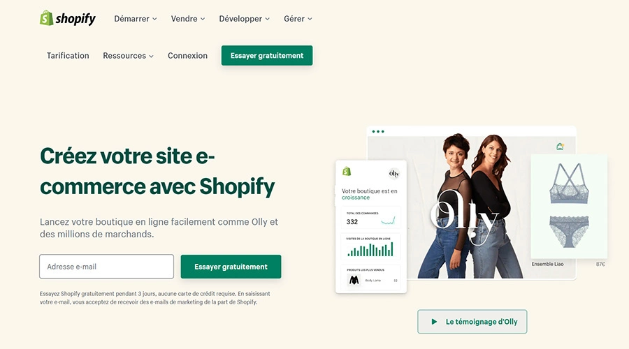 Shopify - Site Officiel