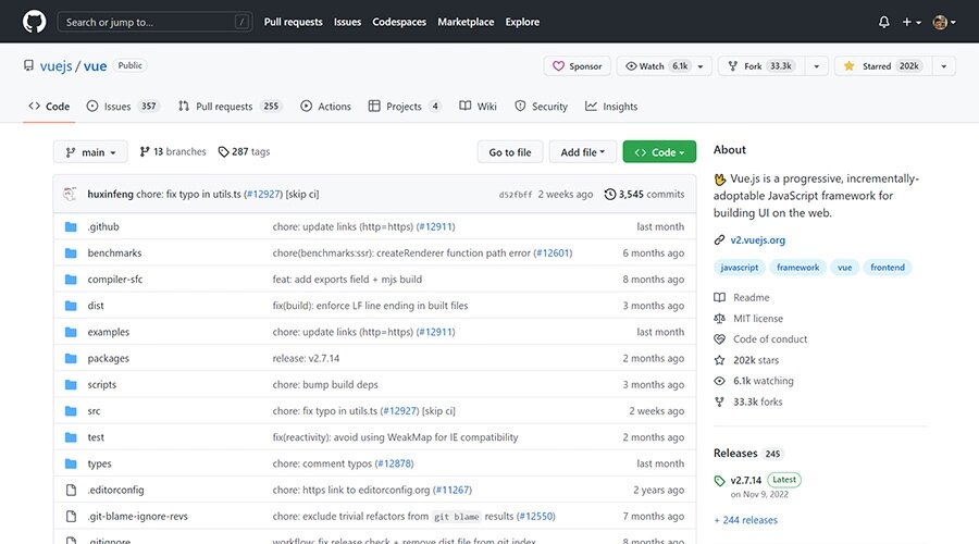 VueJs - Github Page