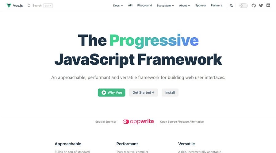 VueJs - Site Officiel