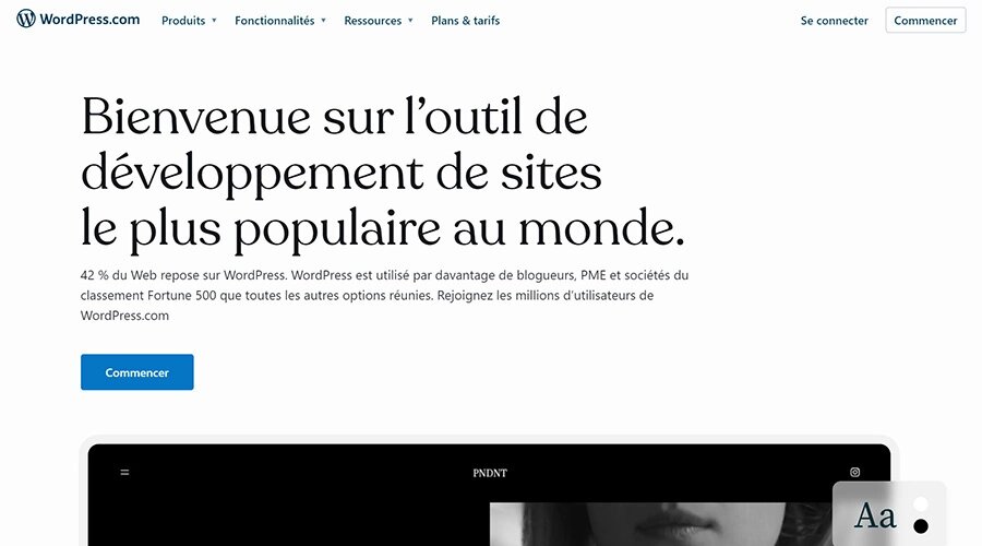 Wordpress - Site Officiel
